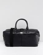Ted Baker Tiger Carryall In Leather - Black