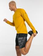 Adidas Training Cold Rdy Long Sleeve Top In Yellow