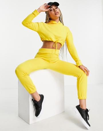 Naanaa Sweatpants In Yellow Set