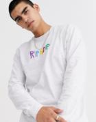 Ripndip Emb Logo Long Sleeve T-shirt In Gray