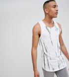 Religion Tall Tank With Stripe Tie Dye - Green