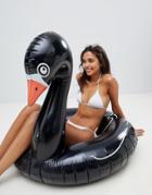 Wild 'n' Wet Swan Ring Pool Inflatable - Black
