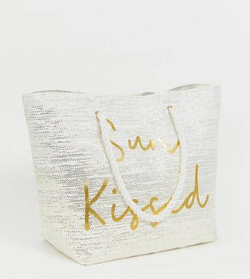 South Beach Exclusive Sun Kissed Beach Bag - Gold