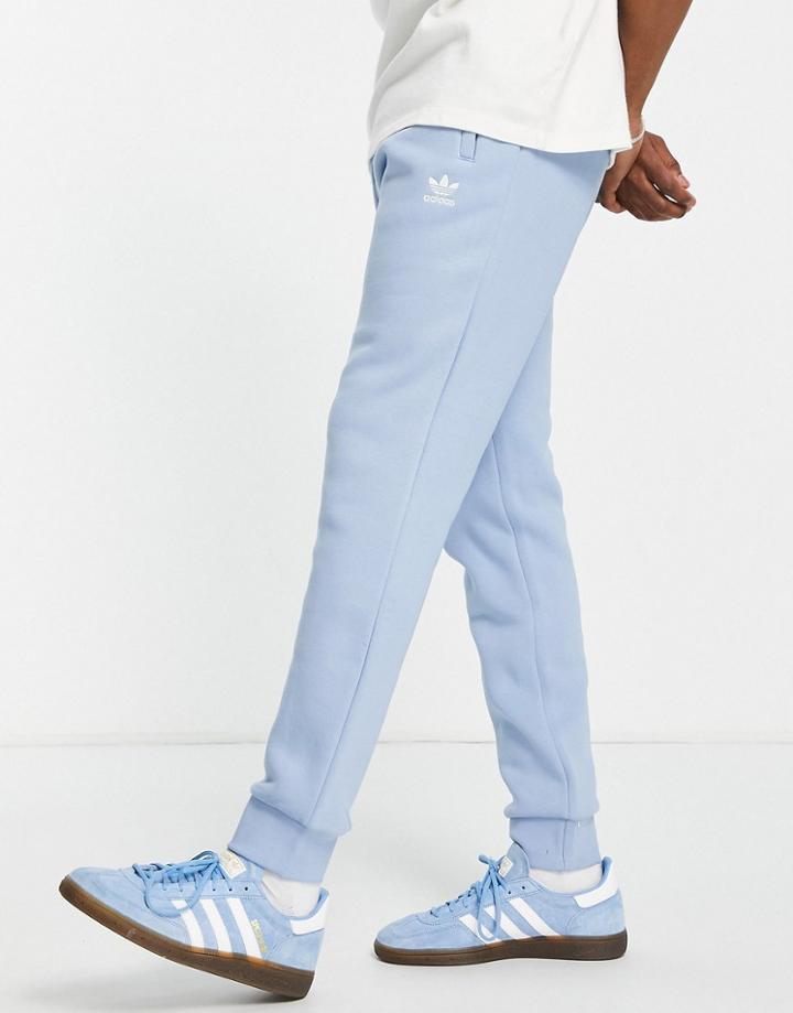 Adidas Originals Essentials Sweatpants In Light Blue-blues