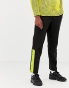 Collusion Smart Straight Leg Pants With Poppers - Black