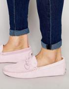 Bobbies Le Magnifique Suede Driving Shoe - Pink