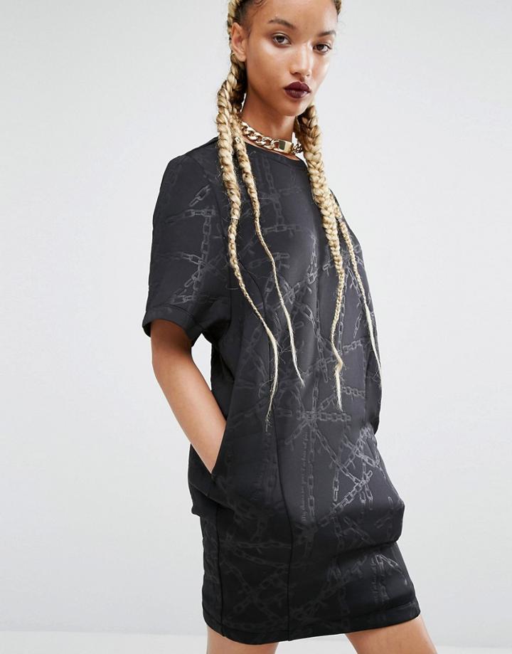 Amenpapa My Chains Are Gone Tunic Dress - Black