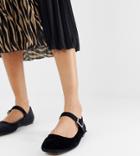 Asos Design Links Mary Jane Ballet Flats-black