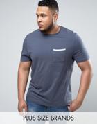 Another Influence Plus Tape Edge Pocket T-shirt - Navy