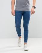Dr Denim Dixy Muscle Fit Jeans In Organic Cotton - Blue