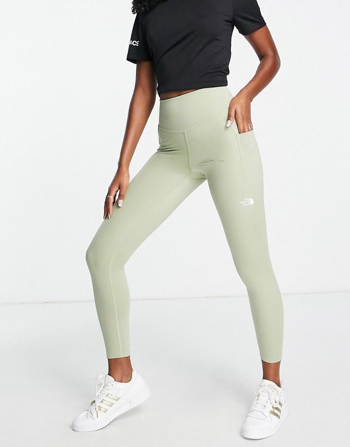 The North Face Midline High-rise Pocket Leggings In Green