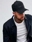 Mitchell & Ness Snapback Cap Sprint In Suede - Black