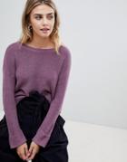 Jdy Phillipa Boatneck Sweater - Purple
