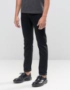 Cheap Monday Sonic Slim Jeans Black Sea Selvage - Black