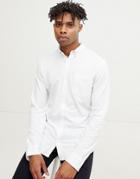 Jack & Jones Core Jersey Slim Fit Shirt - White