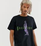 Reclaimed Vintage Oversized T-shirt With Reclaimed Statue Logo-black