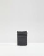 Bershka Card Holder With Coin Pouch In Grey - Gray