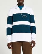 River Island Long Sleeved Block Rugby Shirt-green