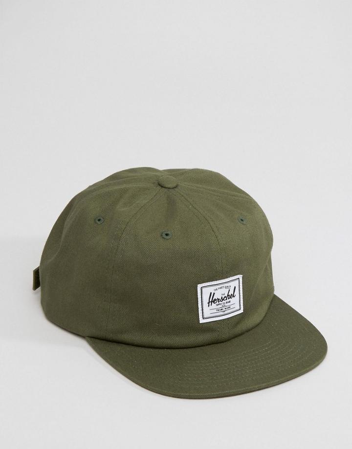 Herschel Supply Co Albert Unstructured Baseball Cap - Green