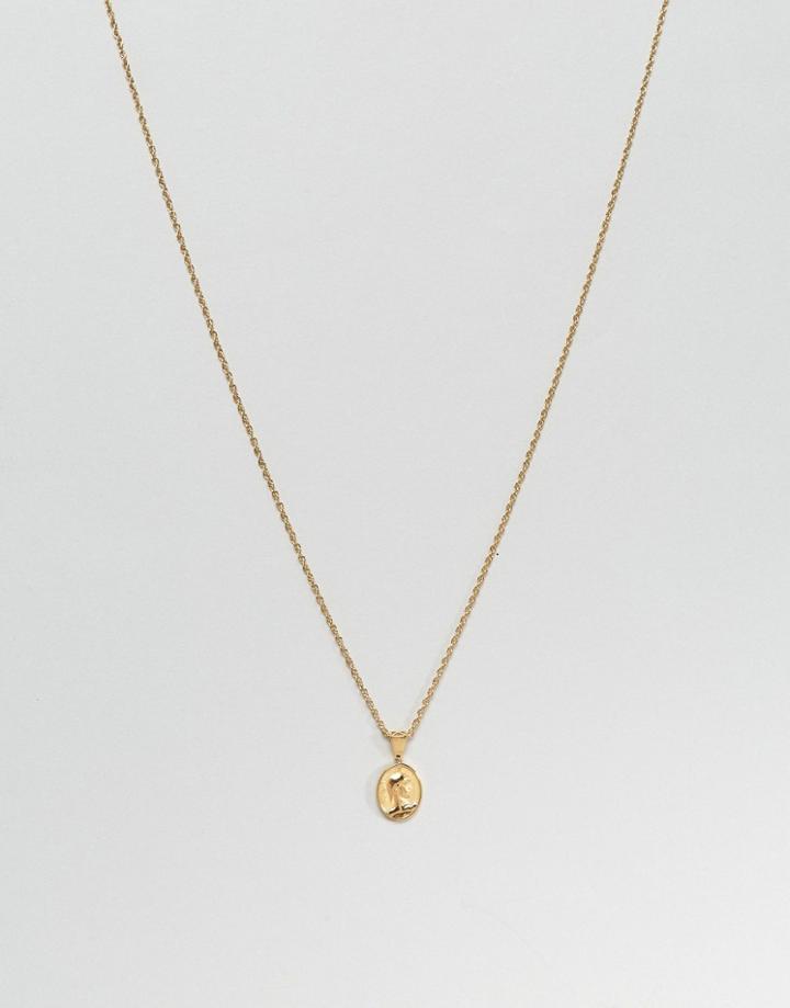 Mister Gladiator Necklace In Gold - Gold
