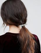 Asos Occasion Crystal Hair Barrette Clip - Clear