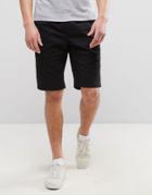 Only & Sons Skater Short With Drawstring Hem - Black