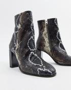 Allsaints Roka Faux Snakeskin Boot - Multi