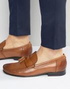 Ted Baker Simbaa Leather Tassel Loafers - Brown