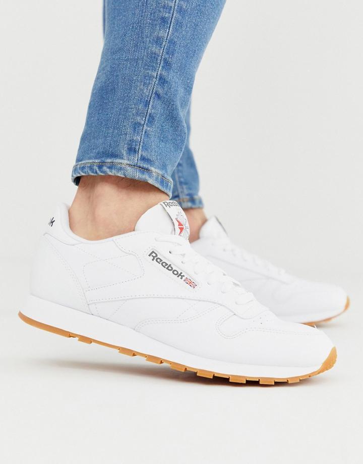 Reebok Classics Cl Leather Sneakers-white
