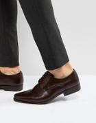 Asos Derby Shoes In Brown - Brown