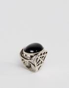 Low Luv Silver Plated Caged Ring - Silver
