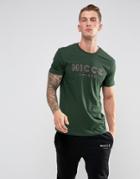 Nicce London T-shirt With Signature Logo - Green
