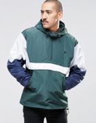 Asos Track Jacket With Logo In Green - Green