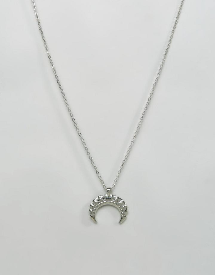 Pieces Dafny Pendant Necklace - Silver