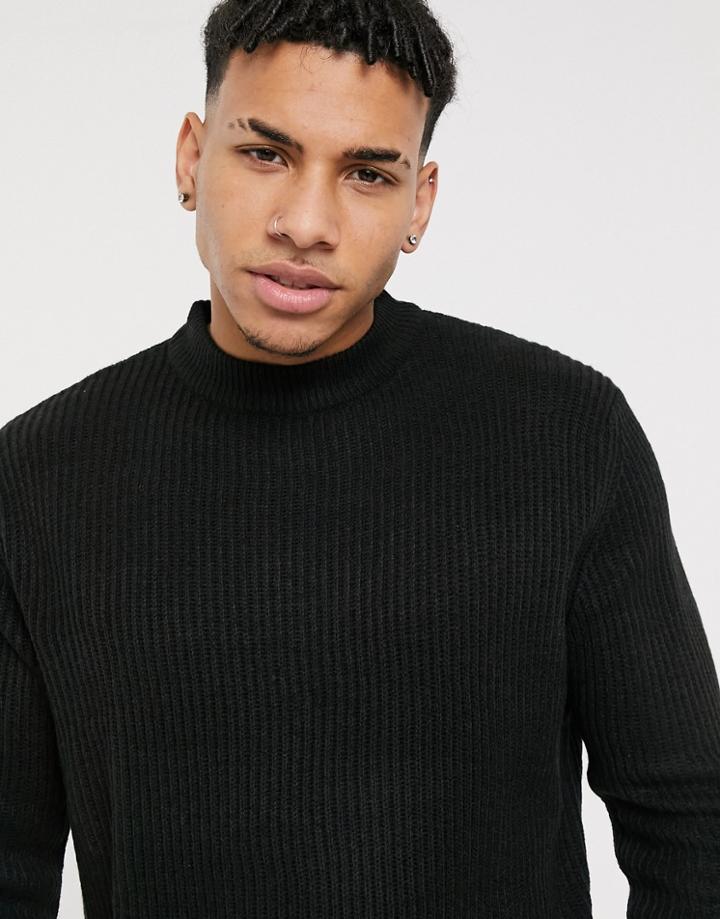 Another Influence Turtleneck Sweater In Black