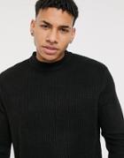 Another Influence Turtleneck Sweater In Black