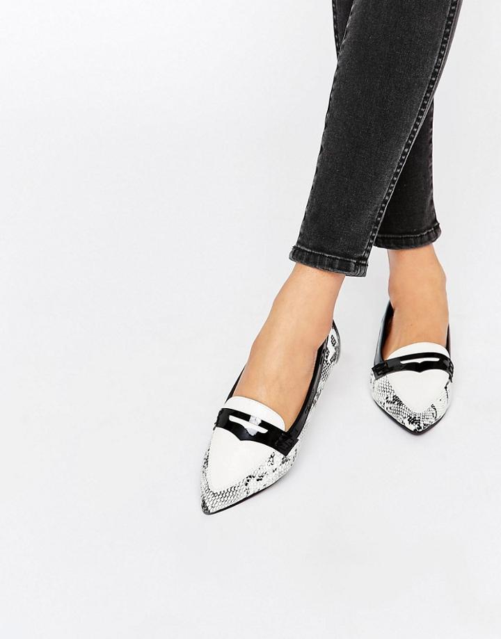 Asos Laker Pointed Ballet Flats - Multi