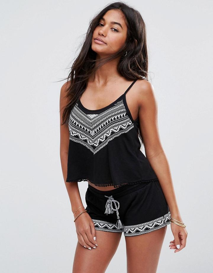 Undiz Nuxiz Oukiz Beach Top - Black