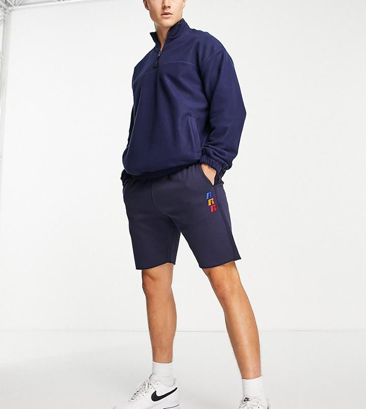 Russell Athletic Rrr Shorts In Navy