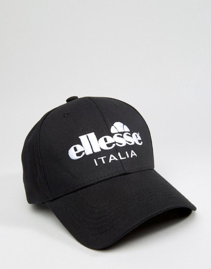 Ellesse Italia Baseball Cap - Black