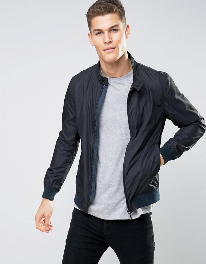 Ted Baker Nylon Bomber - Black