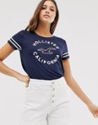 Hollister Drapey T-shirt With Logo