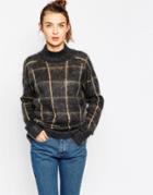 Wood Wood Crisse Sweater - Gray Check