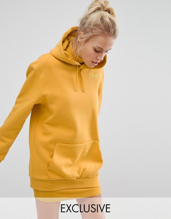 Puma Exclusive To Asos Extreme Oversized Hoodie - Yellow