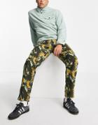 Dickies Crafted Carpenter Camo Pants In Green