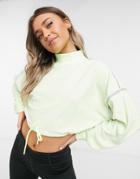 Nike Training City Ready Cropped Sweat In Green