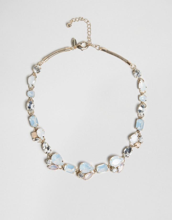 Coast Emily Stone Statement Necklace - Rose Gold