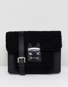 Paul & Joe Sister Shearling Cross Body Bag - Black