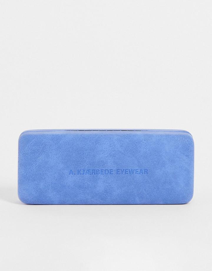 A.kjaerbede Glasses Case In Light Blue