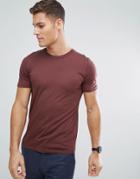 Selected Homme Perfect Pima Cotton T-shirt - Red